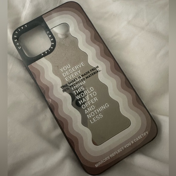 Mirrored Quote Iphone Case - Picture 2 of 4